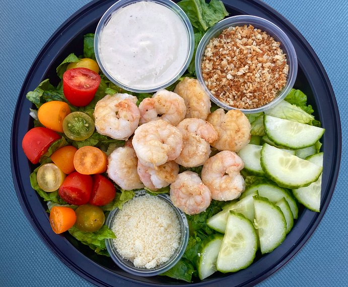 #4 Shrimp Caesar Salad