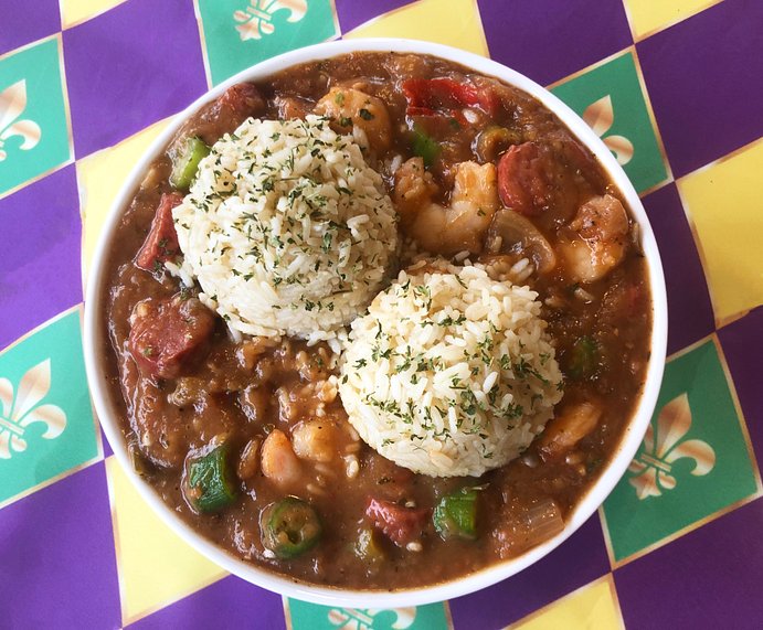 #4 Shrimp & Sausage Gumbo