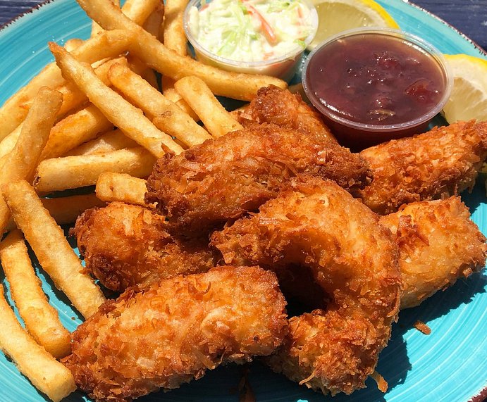 #3 Fried Coconut Shrimp Meal