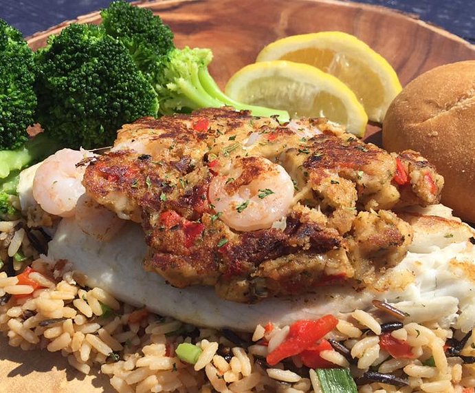#7 Tilapia with Shrimp Stuffing