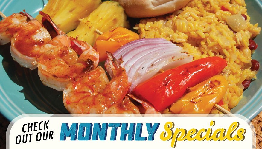 caribbean shrimp kabob